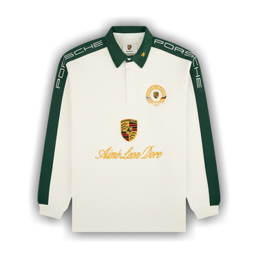 Buy Aimé Leon Dore x Porsche Crest Rugby 'Pristine' - FW25CT044