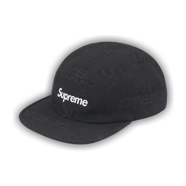 Buy Supreme Jacquard Logos Denim Camp Cap 'Black' - FW25H116 BLACK