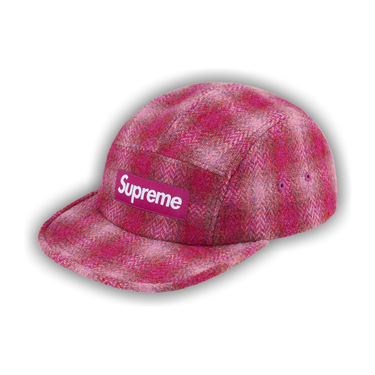 シュプリームHarris Tweed Camp Cap PINK PLAID Supreme Harris Tweed Camp Cap (FW25) Pink - FW25 - US