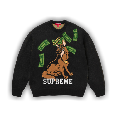 Buy Supreme All Dogs Go To Heaven Sweater 'Black' - FW25SK55 BLACK