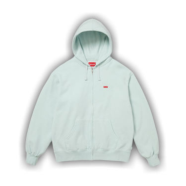 Buy Supreme Small Box Zip Up Hooded Sweatshirt 'Pale Blue