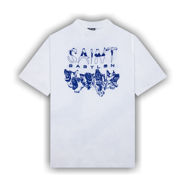 Buy SAINT Mxxxxxx x Babylon Triple 6'X Dog Short-Sleeve Tee 'White
