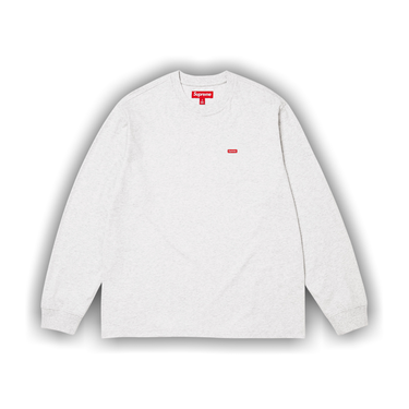 Buy Supreme Small Box Long-Sleeve Tee 'Ash Grey' - FW25KN6 ASH