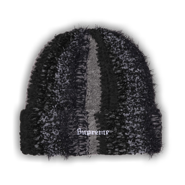 Buy Supreme Tinsel Stripe Beanie 'Black' - FW25BN68 BLACK | GOAT CA