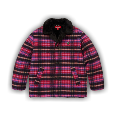 Buy Supreme Plaid Car Coat 'Pink' - FW25J104 PINK | GOAT