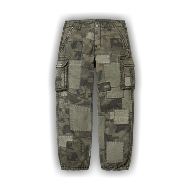 Buy Supreme x True Religion Patchwork Cargo Pant 'Olive Camo