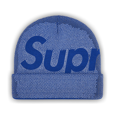 Buy Supreme Studded Knockout Big Logo Beanie 'Royal' - FW25BN22