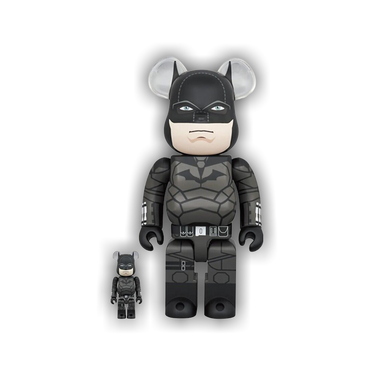 Buy BE@RBRICK The Batman 100% & 400% Set 'Black' - 12883