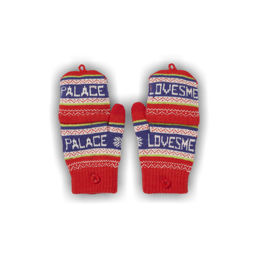 PALACE LOVES ME KNITTED GLOVES PALACE Gloves ME 手袋の人気アイテム