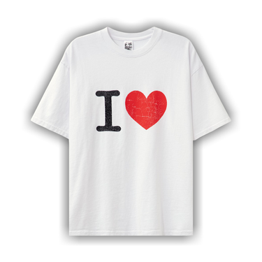 Buy Basketcase Gallery I Heart A T-Shirt 'White' - 12784