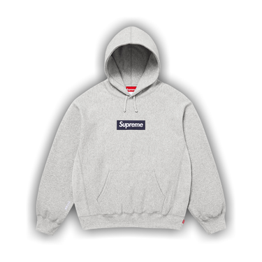 Buy Supreme Box Logo Hooded Sweatshirt 'Heather Grey' - FW25SW14