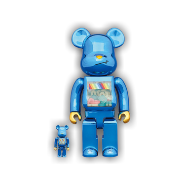 Buy BE@RBRICK JSB 3rd Ver. 100% & 400% Set 'Blue' - 12883