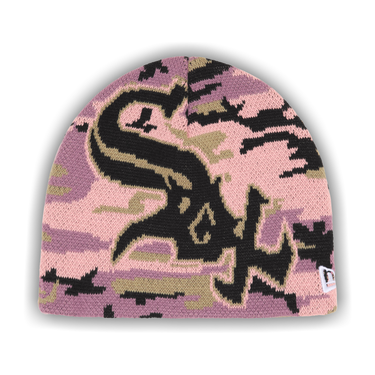 Buy Supreme x Chicago White Sox New Era Beanie 'Pink Camo