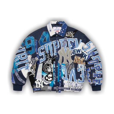 Buy Supreme x Jeff Hamilton New York Yankees Varsity Jacket