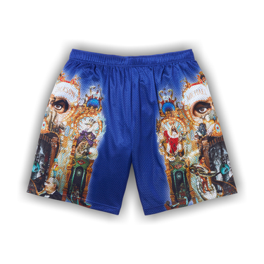 Buy Supreme Michael Jackson Dangerous Mesh Short 'Royal' - FW25SH4