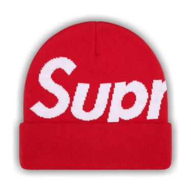 Buy Supreme Big Logo Beanie 'Red' - FW25BN24 RED | GOAT