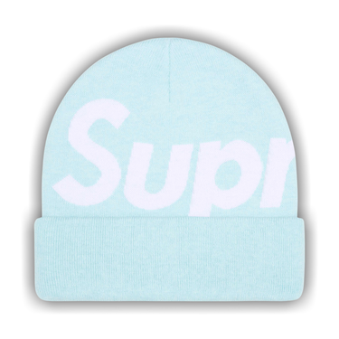 Buy Supreme Big Logo Beanie 'Light Blue' - FW25BN24 LIGHT BLUE | GOAT
