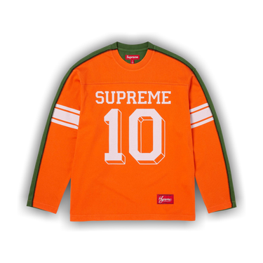 Buy Supreme Split Long-Sleeve Top 'Orange' - FW25KN74 ORANGE | GOAT