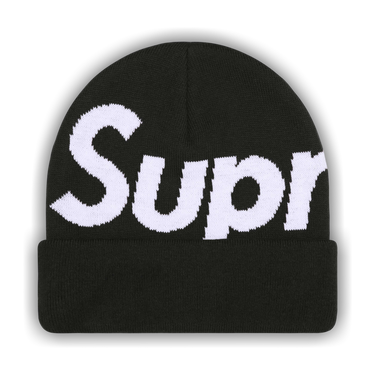 Buy Supreme Big Logo Beanie 'Black' - FW25BN24 BLACK | GOAT