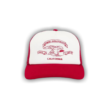 Buy Amiri Eagle Trucker Hat 'Red Rose' - AMSAHE1014 633 RED | GOAT CA