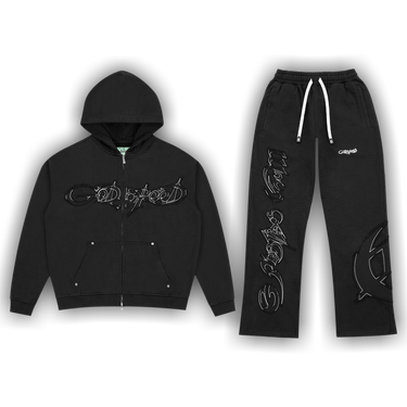 Buy Godspeed Raw Import Sweatsuit 'Black' - 11652 1FW2504GRISB