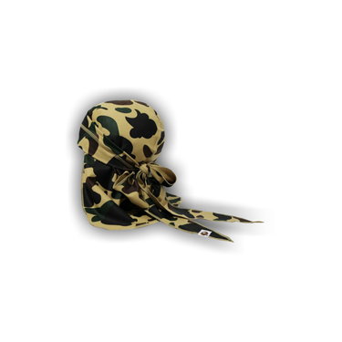 Buy BAPE 1st Camo Du-Rag 'Yellow' - 1M30181014 YELLOW | GOAT