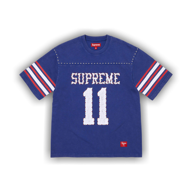 Buy Supreme Studded Short-Sleeve Top 'Blue' - SS26KN31 BLUE | GOAT