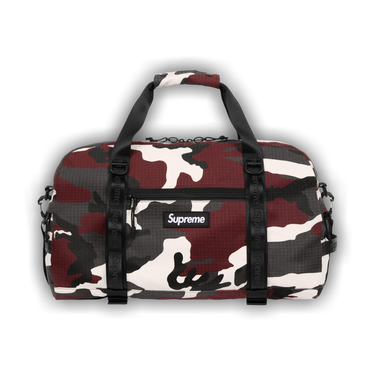 Buy Supreme Duffle Bag 'Red Camo' - SS26B2 RED CAMO | GOAT