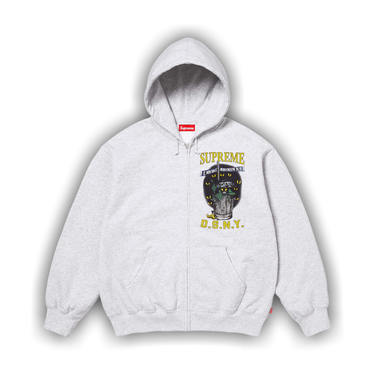 Buy Supreme x Dsny Zip Up Hooded Sweatshirt 'Ash Grey' - SS26SW67