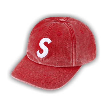 Buy Supreme Pigment Coated S Logo 6-Panel 'Red' - SS26H3 RED | GOAT