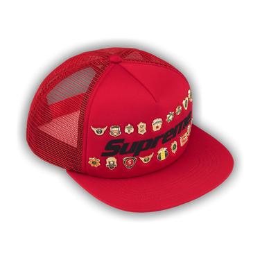 Buy Supreme Pins Mesh Back 5-Panel 'Red' - SS26H65 RED | GOAT