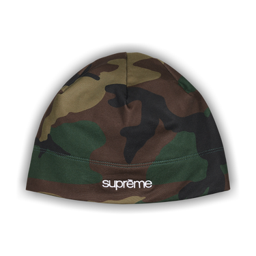 Buy Supreme Base Layer Beanie 'Woodland Camo' - SS26BN7 WOODLAND