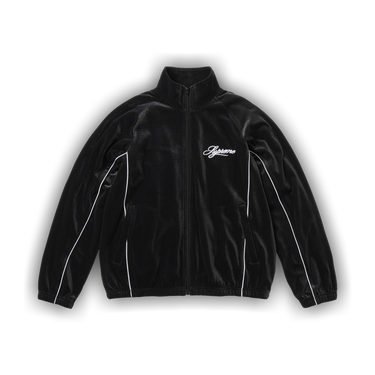 Buy Supreme Velour Mesh Track Jacket 'Black' - SS26J31 BLACK | GOAT