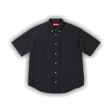 Buy Supreme Loose Fit Oxford Short-Sleeve Shirt 'Black' - SS26S1