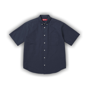 トップス Supreme Loose Fit Oxford S/S Shirt Navy Buy Supreme Loose Fit Oxford Short-Sleeve Shirt 'Navy' - SS26S1