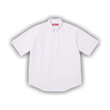 Buy Supreme Loose Fit Oxford Short-Sleeve Shirt 'Stripe' - SS26S1