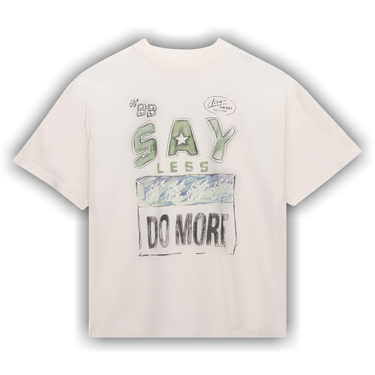 Buy Honor The Gift Say Less Do More Tee 'White' - HTG260196 WHIT