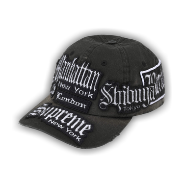 Buy Supreme City Patches 6-Panel 'Black' - SS26H39 BLACK | GOAT