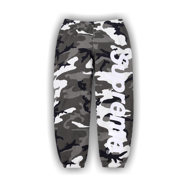 Buy Supreme Satin Appliqué Sweatpant 'Snow Camo' - SS26P92 SNOW