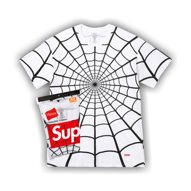 Buy Supreme x Hanes Spider-Man Tagless Tees (2 Pack) 'White