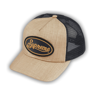 Buy Supreme Raffia Mesh Back 5-Panel 'Tan' - SS26H24 TAN | GOAT