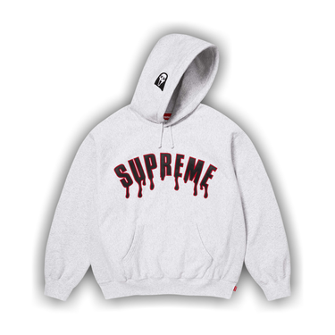 Buy Supreme Ghostface Arc Hooded Sweatshirt 'Ash Grey' - SS26SW96