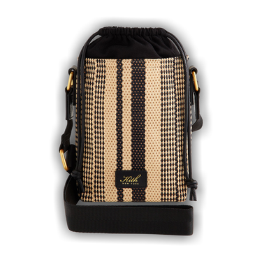 Buy Kith Striped Raffia Drawstring Pouch 'Radiant' - KHM040298 729