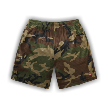 Buy Supreme Small Box Baggy Mesh Short 'Woodland Camo' - SS26SH3