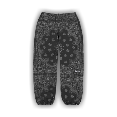 Buy Supreme Reflective Bandana Track Pant 'Black' - SS26P70 BLACK