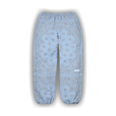 Buy Supreme Reflective Bandana Track Pant 'Light Blue' - SS26P70