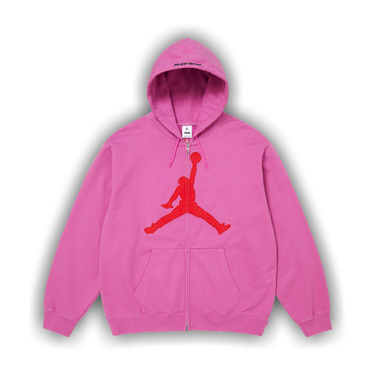 Buy Supreme x Jordan Zip Up Hooded Sweatshirt 'Pink' - SS26SW24