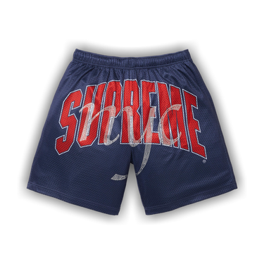 Buy Supreme Rhinestone Mesh Short 'Navy' - SS26SH48 NAVY | GOAT