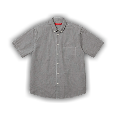 Buy Supreme Gingham Short-Sleeve Shirt 'Black' - SS26S38 BLACK
