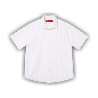 Buy Supreme Pintuck Short-Sleeve Shirt 'White' - SS26S9 WHITE | GOAT